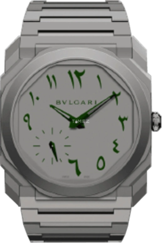 Bulgari,Octo 40mm,40mm,Titanium,Grey,Automatic,60hours,In-house Caliber,103023