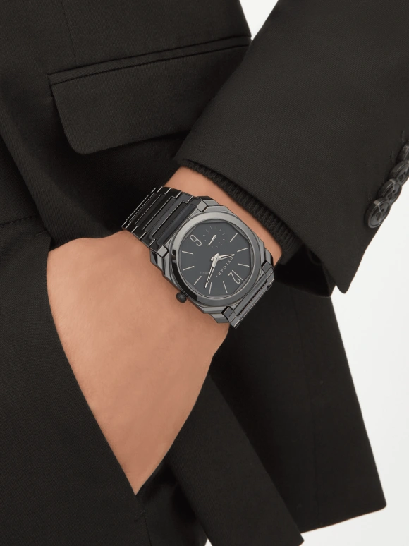 Bulgari,Octo 40mm,40mm,Ceramic,Black,Automatic,60hours,In-house Caliber,103368