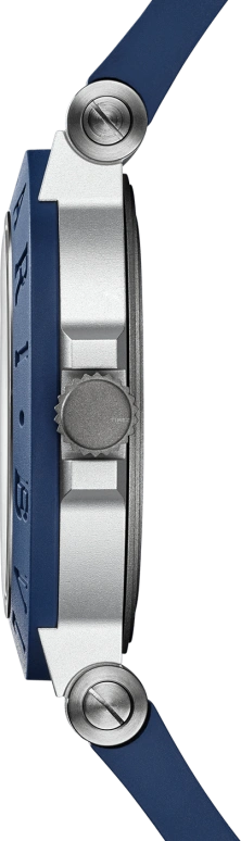 Bulgari,Bulgari Bulgari 40mm,40mm,Aluminium,Titanium Gold,Luminous,Blue,Automatic,50hours,In-house Caliber,103554