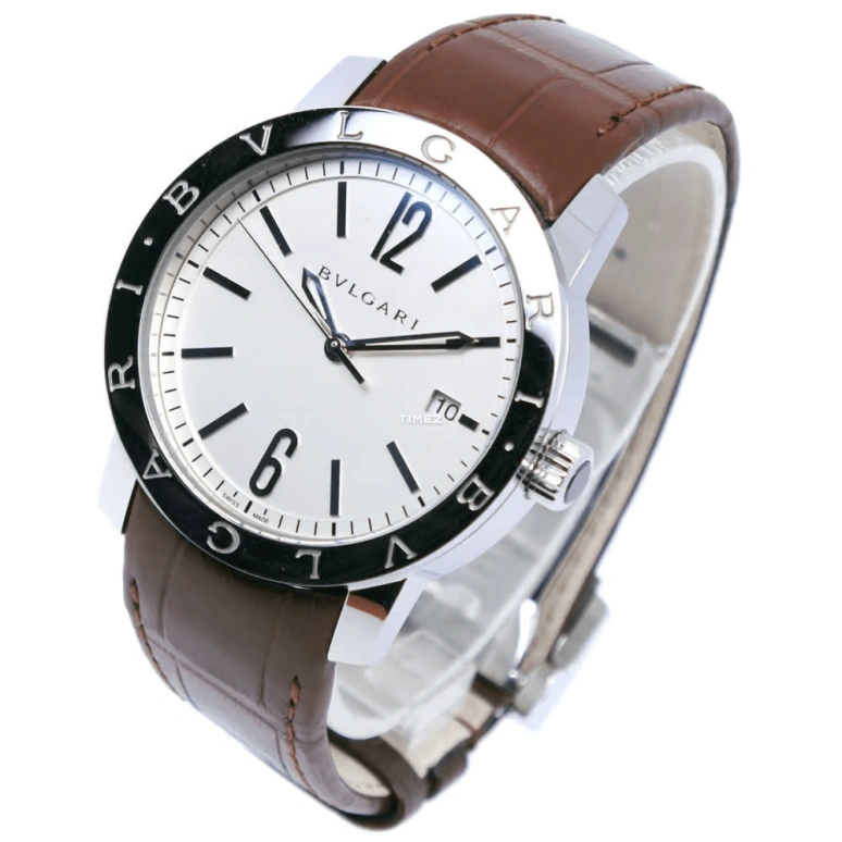 Bulgari,Other 39mm,39mm,Stainless Steel,Silver,Automatic,Sapphire,Round,BB39WSLD