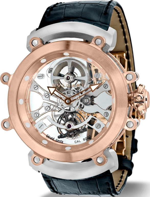 Bulgari,Haute Horlogerie 53mm,53mm,Rose Gold,Sapphire,White Gold,Crystal,Handwound,70hours,In-house Caliber,102263