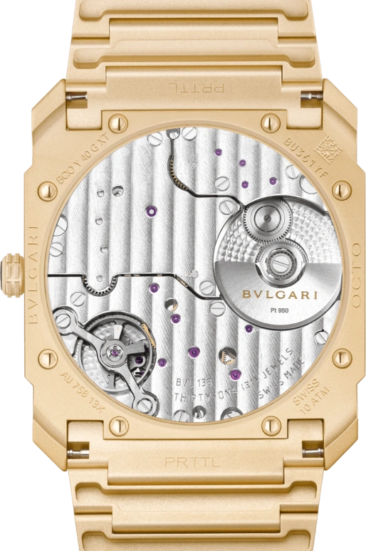 Bulgari,Octo 40mm,40mm,Yellow Gold,Gold,Automatic,60hours,In-house Caliber,104190