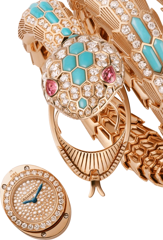 Bulgari,Serpenti 40mm,40mm,Rose Gold,Handwound,30hours,In-house Caliber,103558