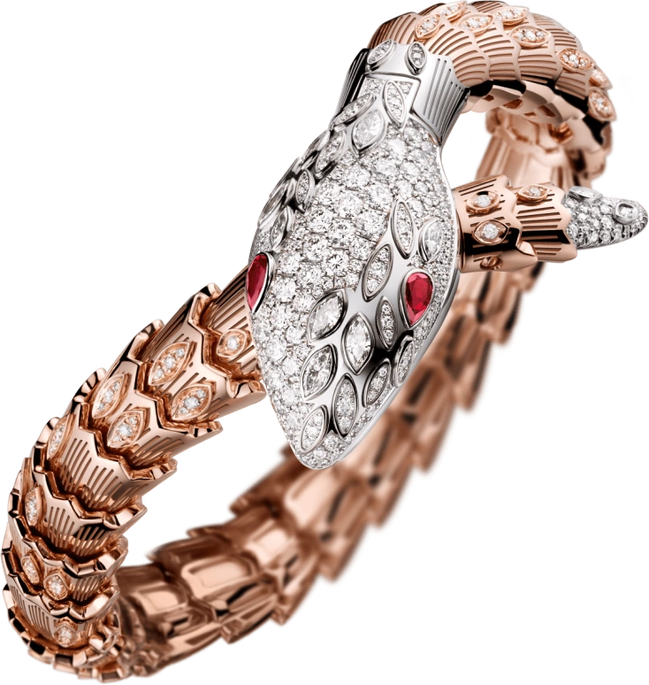 Bulgari,Serpenti 40mm,40mm,White Gold,Quartz,26280hours,In-house Caliber,102239