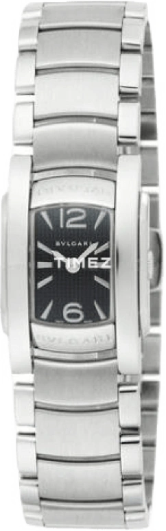 Bulgari,Assioma D 26mm,26mm,Stainless Steel,Black,Quartz,Sapphire,Crystal Glass,Square,AA26BSS