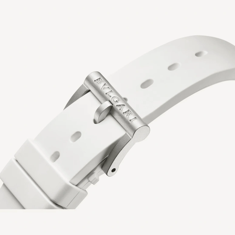 Bulgari,Aluminium 40mm,40mm,Aluminium,White,Automatic,Day,Sapphire,Crystal Glass,103964