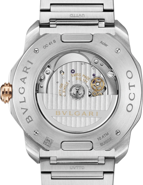 Bulgari,Octo 41mm,41mm,Stainless Steel,Grey,Automatic,Day,42hours,103928