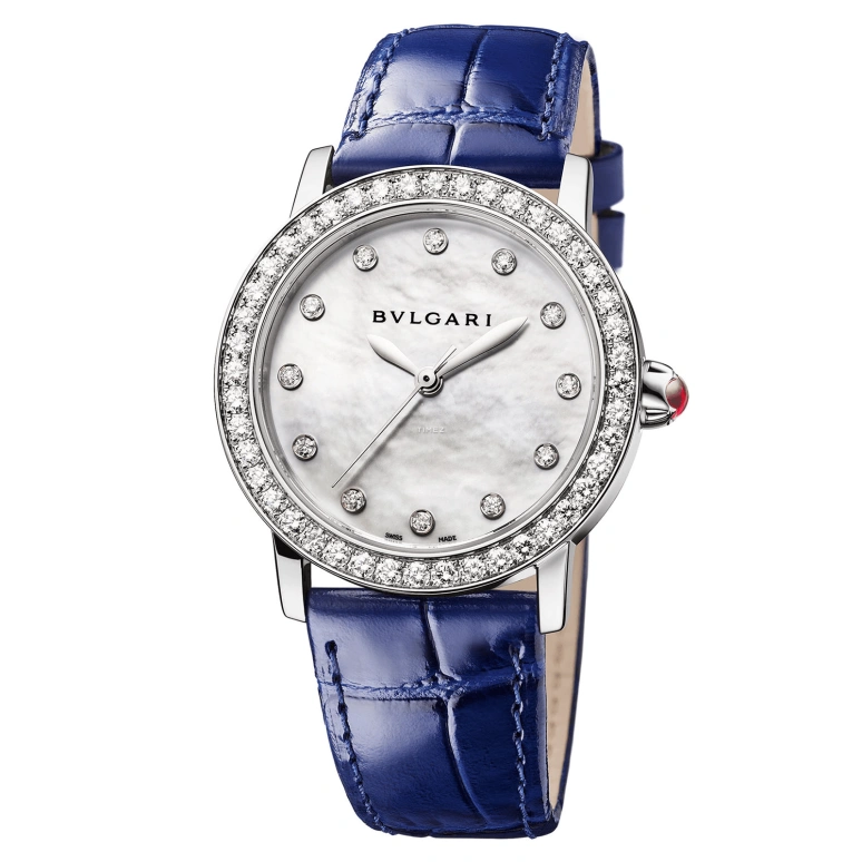 Bulgari,Bulgari Bulgari 33mm,33mm,Stainless Steel,White,Automatic,42hours,In-house Caliber,102721