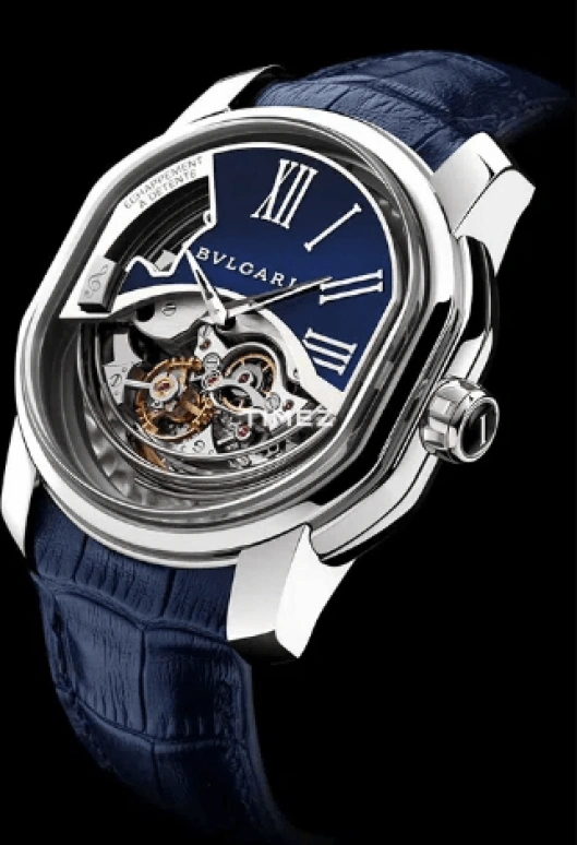 Bulgari,Daniel Roth 50mm,50mm,White Gold,Blue,Skeleton,Handwound,Minute Repeater,48hours,102166