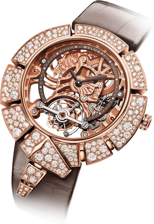 Bulgari,Serpenti 41mm,41mm,Rose Gold,Handwound,In-house Caliber,Sapphire,Crystal Glass,102724