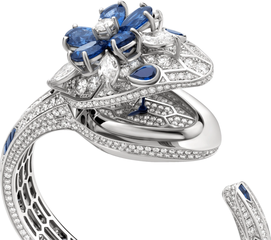 Bulgari,Serpenti ,Sapphire,White Gold,Setting,Diamonds,Sapphire,103020