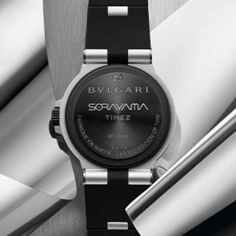 Bulgari,Other 40mm,40mm,Aluminium,Luminous,Silver,50hours,In-house Caliber,Sapphire,Crystal Glass,103703