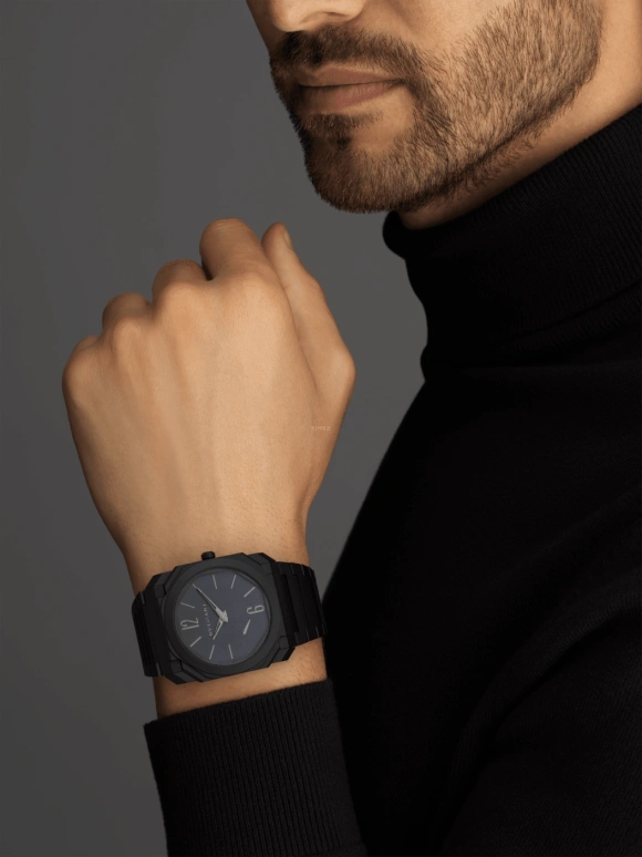 Bulgari,Octo 40mm,40mm,Ceramic,Black,Automatic,60hours,In-house Caliber,103077