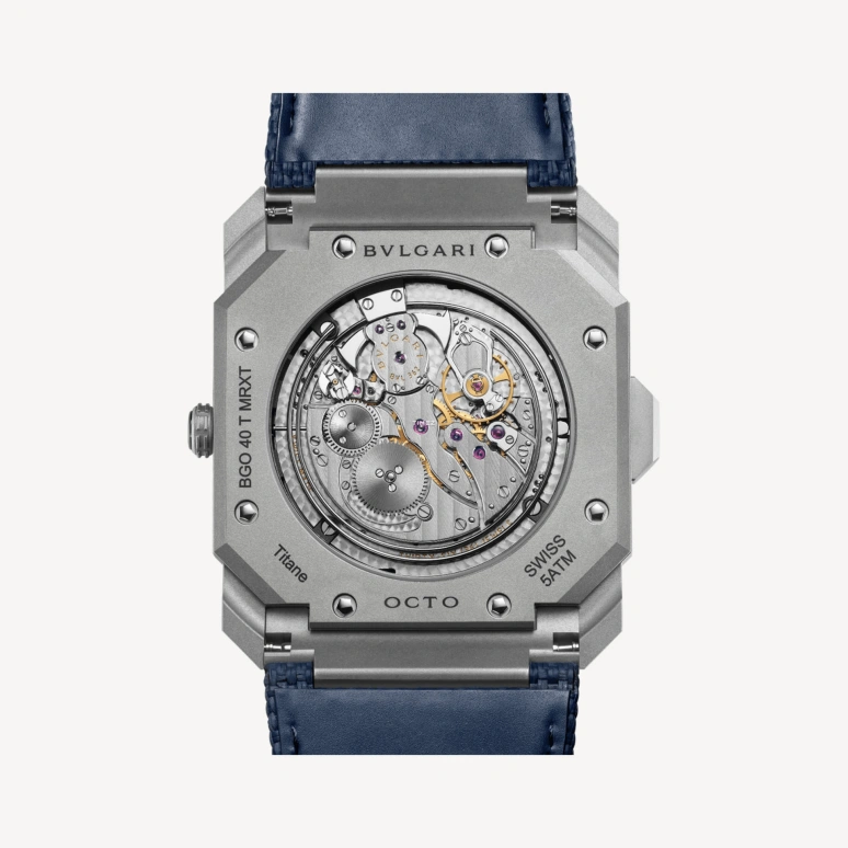 Bulgari,Octo 40mm,40mm,Titanium Gold,Skeleton,Grey,Handwound,Octagon,103669