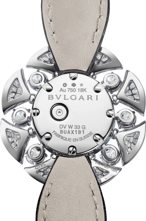 Bulgari,Divas' Dream 33mm,33mm,White Gold,Sapphire,Crystal Glass,Setting,Diamonds,Paved,Closed,103474