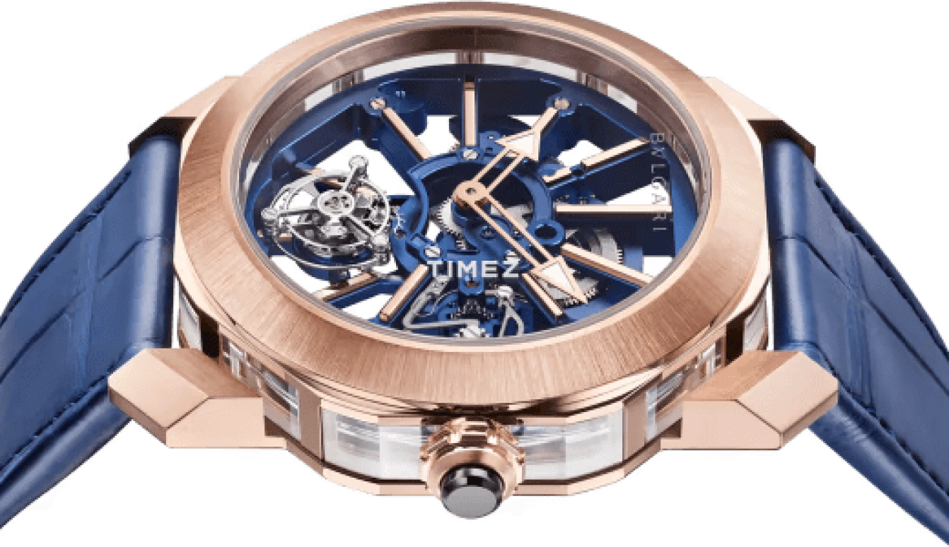Bulgari,Octo 44mm,44mm,Rose Gold,Skeleton,Handwound,Tourbillon,Round,103699