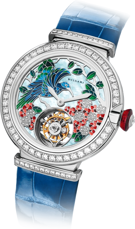 Bulgari,Lvcea 38mm,38mm,White Gold,Automatic,64hours,In-house Caliber,102579