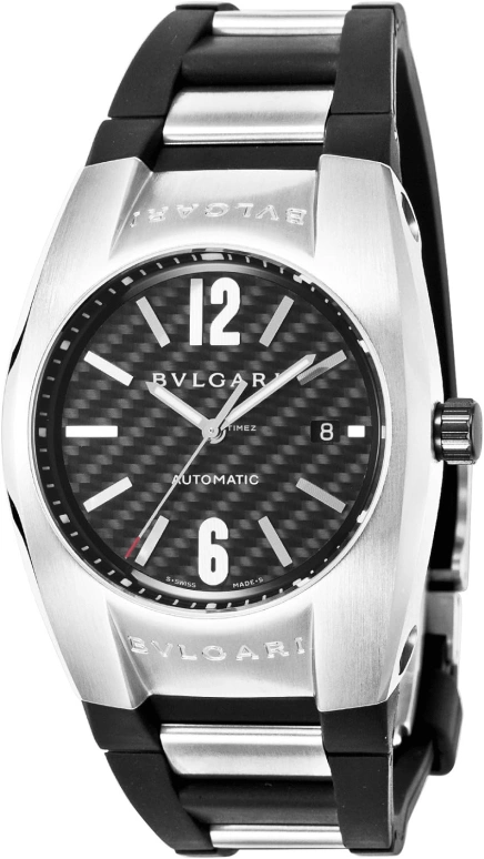 Bulgari,Ergon 40mm,40mm,Stainless Steel,Black,Automatic,Day,Sapphire,Crystal Glass,EG40BSVD
