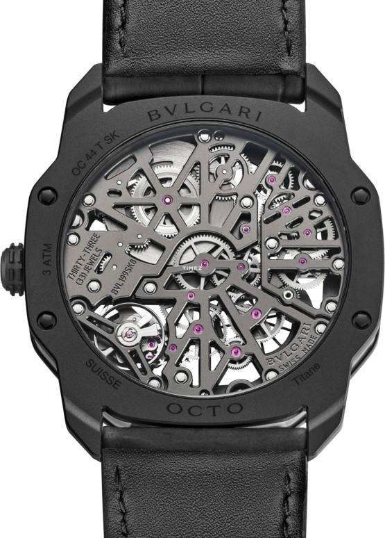 Bulgari,Octo 44mm,44mm,Titanium,Grey,Handwound,Power Reserve Indicator,192hours,104075