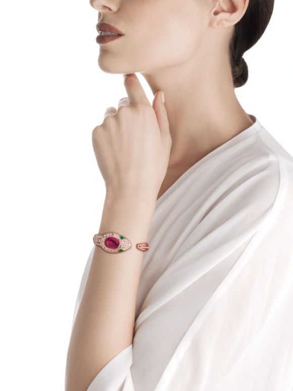 Bulgari,Serpenti 36mm,36mm,Rose Gold,Quartz,26280hours,In-house Caliber,102616
