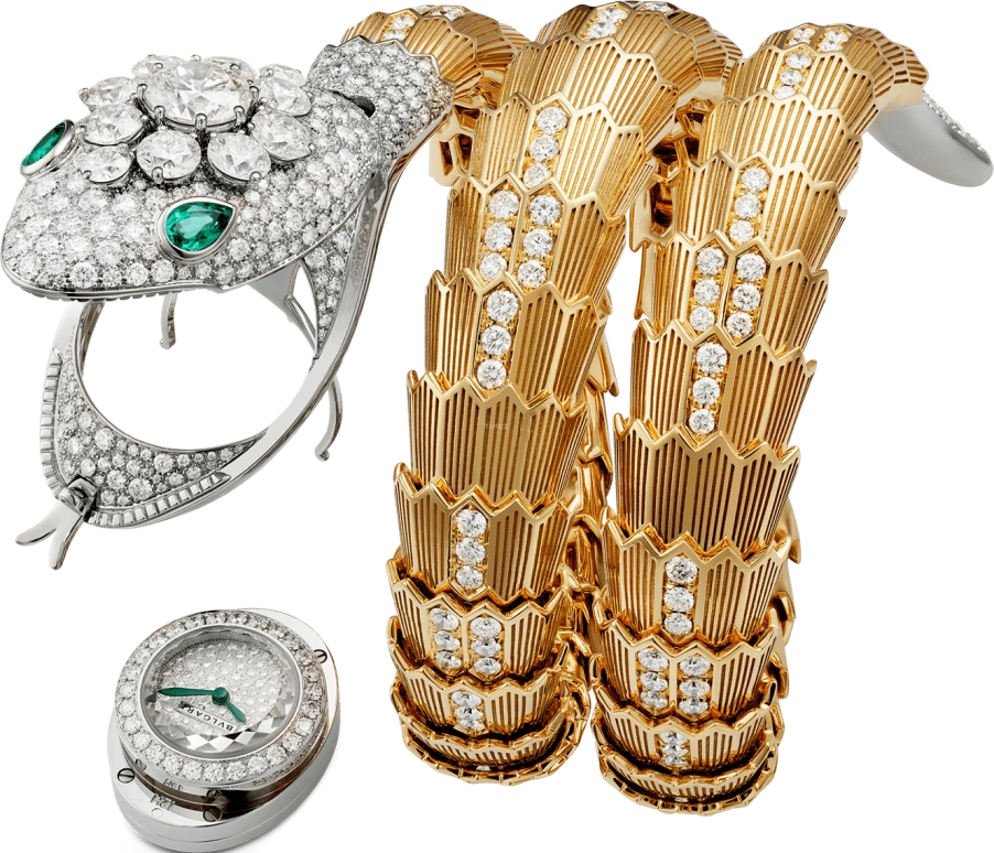 Bulgari,Serpenti 40mm,40mm,White Gold,Handwound,30hours,In-house Caliber,103561