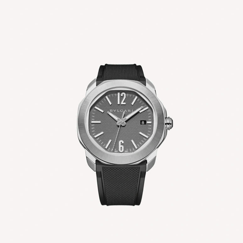 Bulgari,Octo 41mm,41mm,Stainless Steel,Grey,Automatic,Day,Round,103740