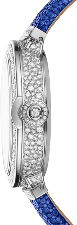 Bulgari,Lvcea 38mm,38mm,White Gold,Blue,Sapphire,Crystal Glass,Setting,Diamonds,102881