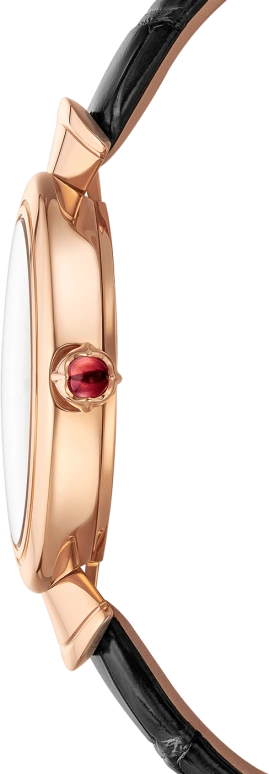 Bulgari,Divas' Dream 30mm,30mm,Rose Gold,Black,Sapphire,Crystal Glass,102841