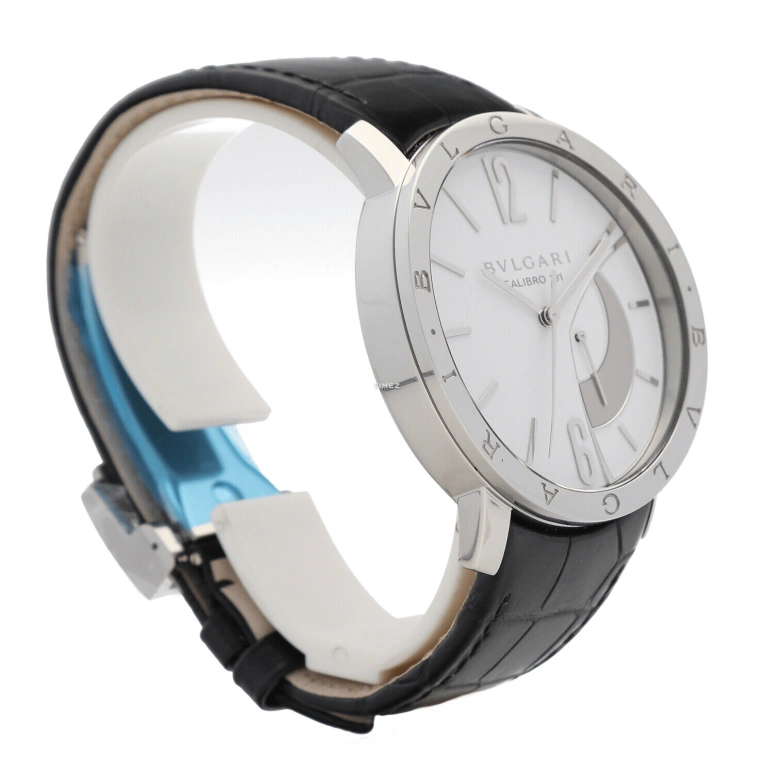 Bulgari,High Jewellery 43mm,43mm,Stainless Steel,White,Handwound,Power Reserve Indicator,Sapphire,101870