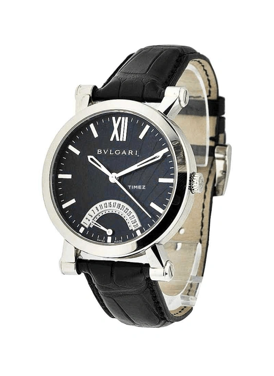Bulgari,Other 42mm,42mm,Stainless Steel,Black,Automatic,Day,Flyback,Retrograde,101706