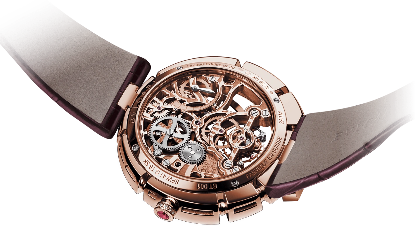 Bulgari,Serpenti 41mm,41mm,Rose Gold,Handwound,In-house Caliber,Sapphire,Crystal Glass,102540
