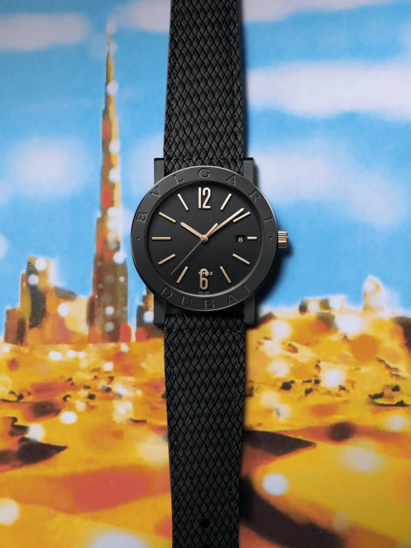 Bulgari,Bulgari Bulgari 41mm,41mm,Stainless Steel,Black,Automatic,Day,Sapphire,Crystal Glass,103225