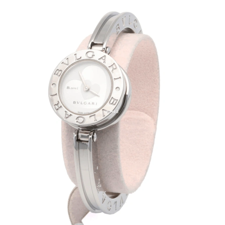 Bulgari,B.Zero1 22.50mm,22.50mm,Stainless Steel,White,Quartz,Round,Silver,BZ22S