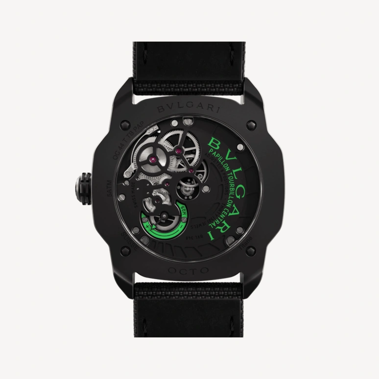 Bulgari,Octo 44mm,44mm,Titanium Gold,Green,Black,Handwound,Tourbillon,Octagon,103748