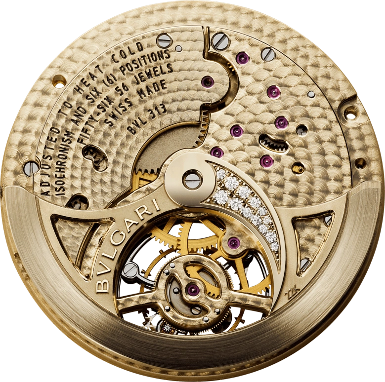Bulgari,High Jewellery 40mm,40mm,Rose Gold,Sapphire,Blue,Automatic,64hours,In-house Caliber,102556