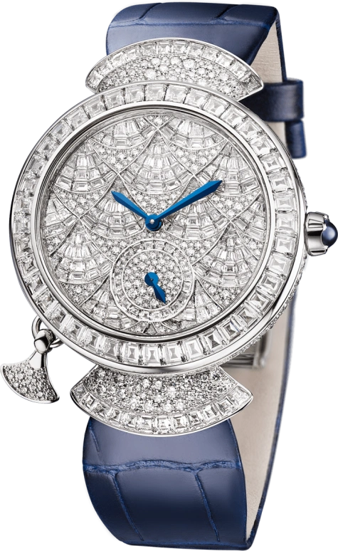Bulgari,High Jewellery 37mm,37mm,White Gold,Silver White,Handwound,42hours,In-house Caliber,103497