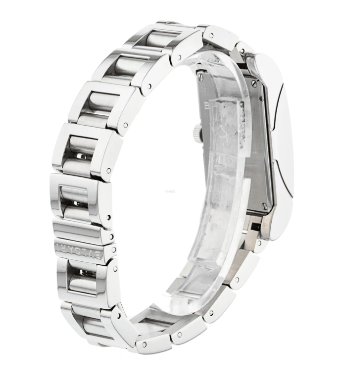 Bulgari,Rettangolo 39x20.50mm,39x20.50mm,Stainless Steel,White,Quartz,Sapphire,Crystal Glass,Rectangular,RT39SS