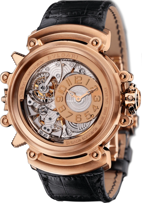Bulgari,Daniel Roth 51mm,51mm,Rose Gold,In-house Caliber,Sapphire,Crystal Glass,101836