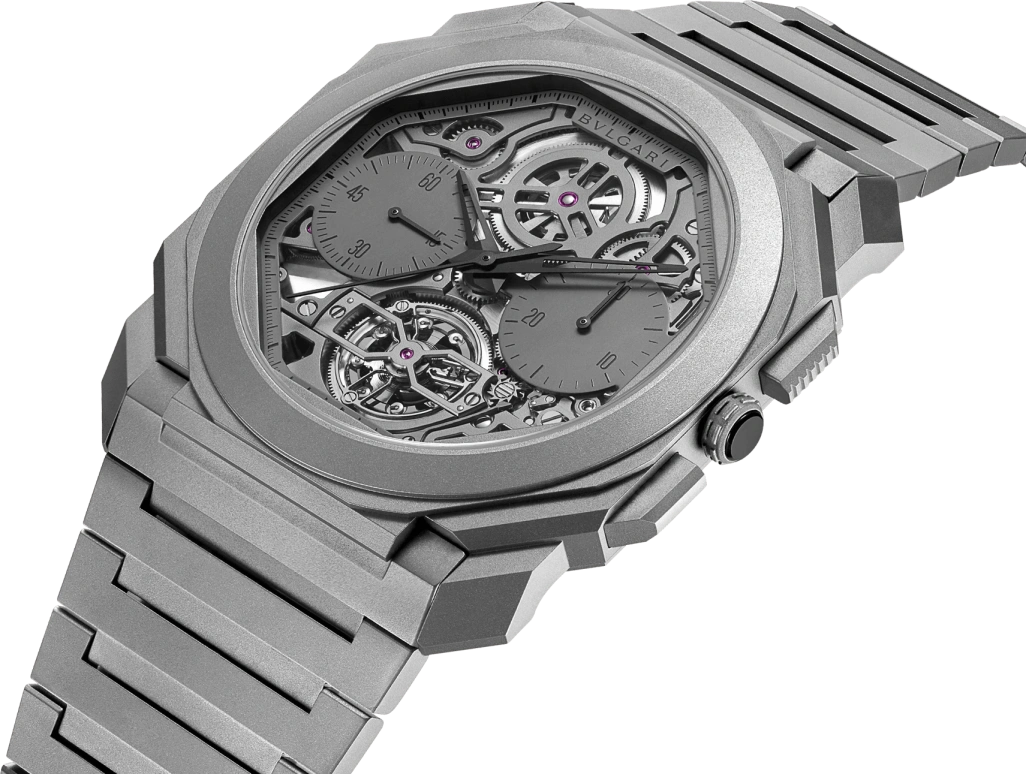 Bulgari,Octo 42mm,42mm,Titanium,Automatic,52hours,In-house Caliber,103295