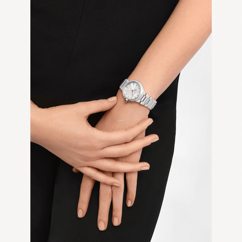 Bulgari,Lvcea 33mm,33mm,Stainless Steel,Silver White,Automatic,Sapphire,Crystal Glass,Round,103727