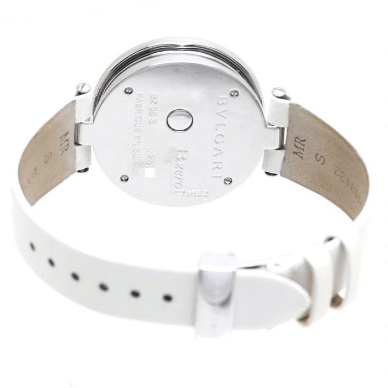 Bulgari,B.Zero1 30mm,30mm,Stainless Steel,White,Quartz,Sapphire,Crystal Glass,Round,BZ35WLSL