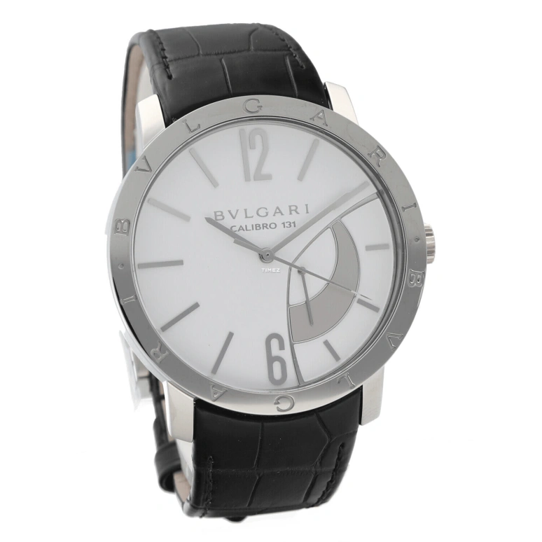Bulgari,High Jewellery 43mm,43mm,Stainless Steel,White,Handwound,Power Reserve Indicator,Sapphire,101870