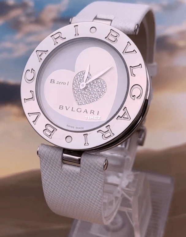 Bulgari,B.Zero1 35mm,35mm,Stainless Steel,Silver White,Quartz,Sapphire,Crystal Glass,Round,BZ35WHDSL