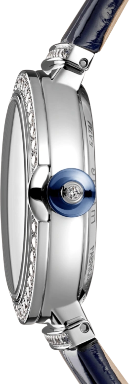 Bulgari,Lvcea 33mm,33mm,White Gold,Blue,Sapphire,Crystal Glass,White,Setting,Diamonds,103340