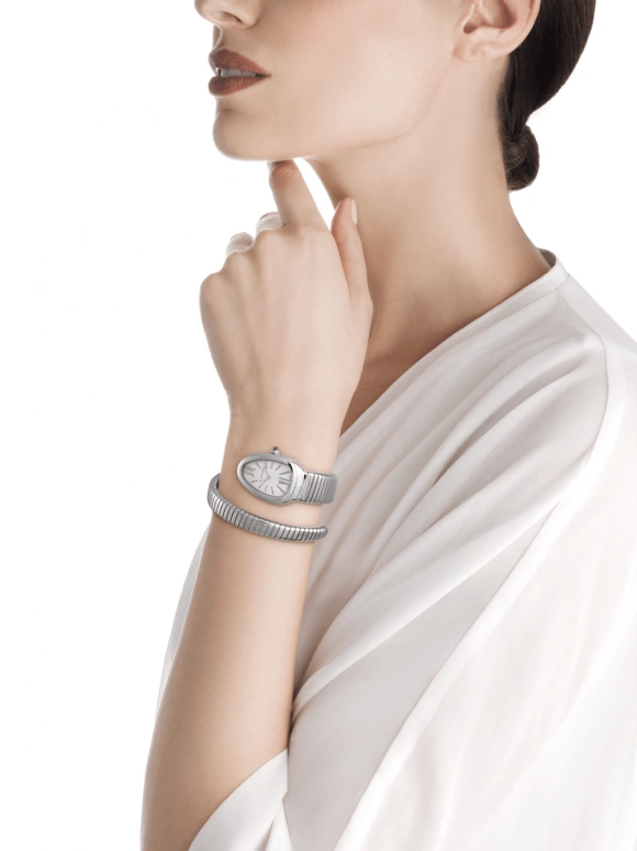 Bulgari,Serpenti 35mm,35mm,Stainless Steel,Silver,Quartz,26280hours,In-house Caliber,101817