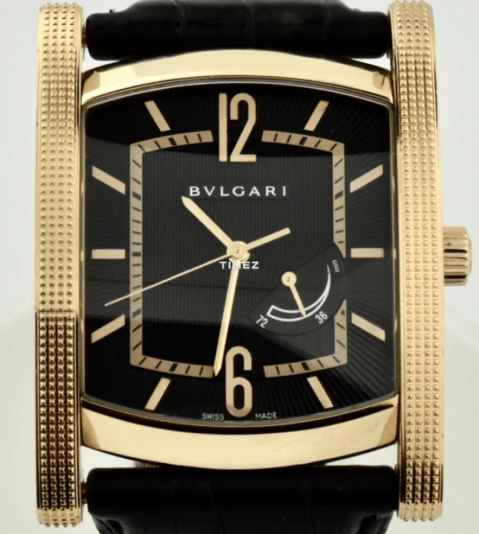 Bulgari,Assioma 48x38mm,48x38mm,Rose Gold,Black,Automatic,Power Reserve Indicator,Sapphire,Crystal Glass,AAP48BGL