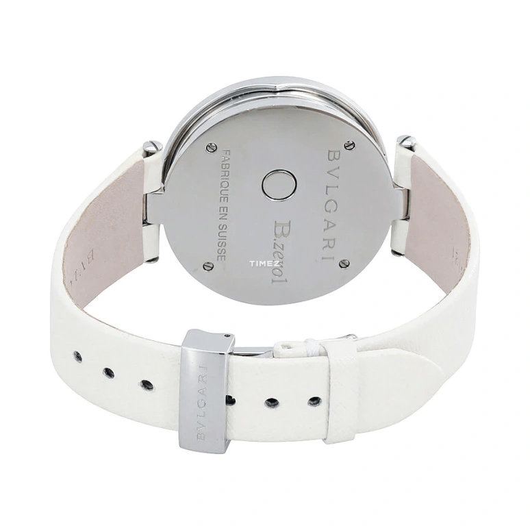 Bulgari,B.Zero1 35mm,35mm,Stainless Steel,White,Quartz,Sapphire,Crystal Glass,Round,BZ35WHDSL,BZ35WHDSL/2