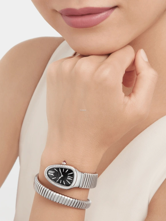 Bulgari,Serpenti 35mm,35mm,Stainless Steel,Silver,Quartz,Other,103434