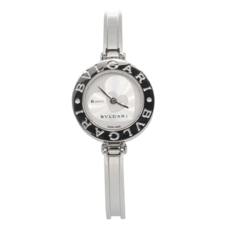 Bulgari,B.Zero1 22.50mm,22.50mm,Stainless Steel,White,Quartz,Round,Silver,BZ22S