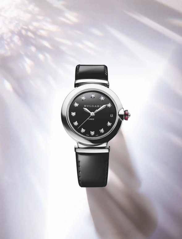 Bulgari,Lvcea 33mm,33mm,Stainless Steel,Black,Automatic,Day,42hours,103503